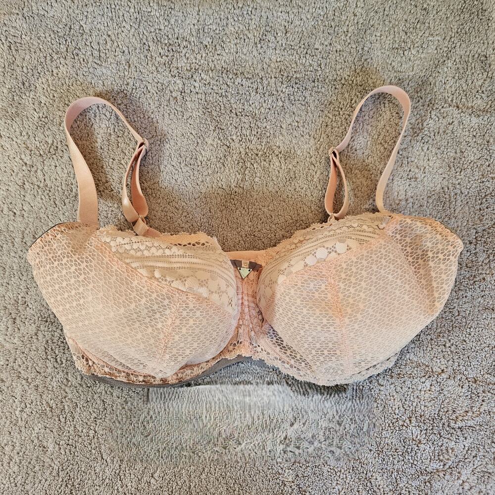 Freya Lace Underwire Bra 34I Blush Pink